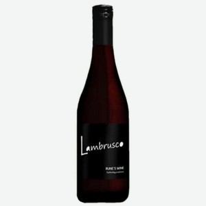 Винный напиток Rune s Wine Lambrusco Rosso газированный 0.75 л