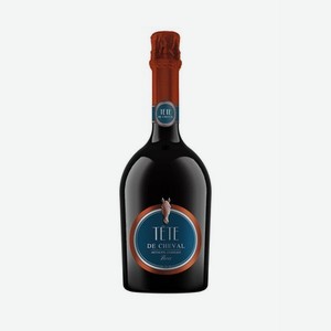 Вино игристое белое Tete de Cheval Brut, 750 мл
