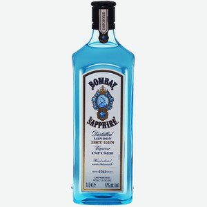 Джин Bombay Sapphire London Dry Gin 47% 1 л.