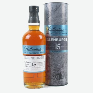 Виски Ballantines Glenburgie Single Malt Scotch Whisky 15 y.o. (gift box) 40% 0.7 л.