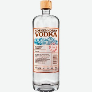 Водка Koskenkorva Blueberry Juniper 37.5% 1 л.
