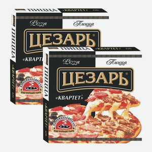 Пицца Квартет, С ветчиной Цезарь 420 г