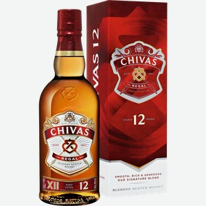 Виски Chivas Regal Blended Scotch Whisky 12 y.o. (gift box) 40% 0.75 л.
