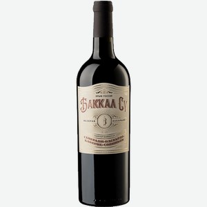 Вино Valery Zaharin Bakkal Su Saperavi Bastardo Cabernet Sauvignon 10.00% - 12% 0.75 л.