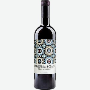 Вино Marques de Somaya Tempranillo Carinena DO Covinca 13% 0.75 л.