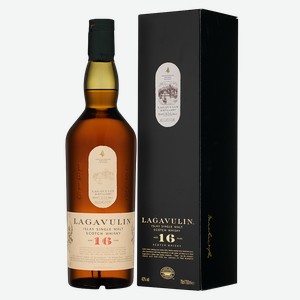 Виски Lagavulin 16 Years в подарочной упаковке 0.7 л.