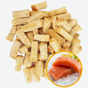 Сухари пшеничные  Сёмга , 80гр фасовка