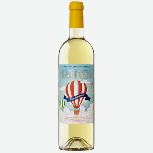Вино Los Santos Airen Semisweet Bodegas del Saz 10.00% - 11.5% 0.75 л.