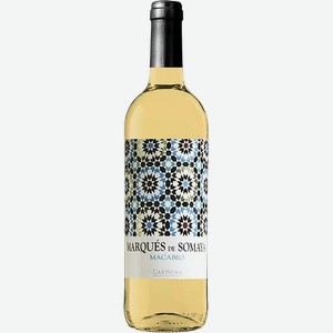 Вино Marques de Somaya Macabeo Carinena DO Covinca 13% 0.75 л.
