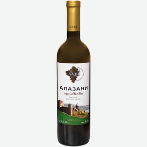 Вино Лази Алазани белое полусухое 0,75 л