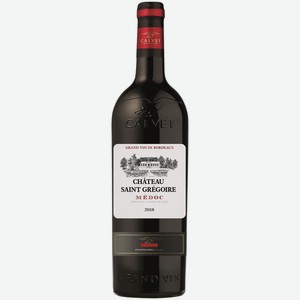 Вино Calvet Chateau Saint Gregoire Medoc красное сухое 0,75 л
