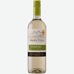 Белое полусухое вино Concha y Toro,  Frontera  Sauvignon Blanc, 0.75 л, Чили