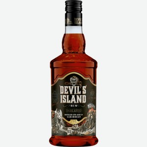 Ром  Devil s Island  Dark Anejo, 1 л, Россия
