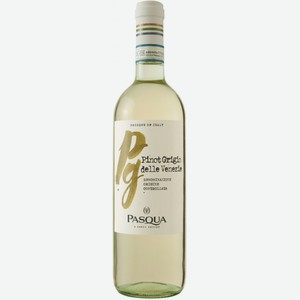 Белое полусухое вино Pasqua, Pinot Grigio delle Venezie DOC, 2022, 0.75 л, Италия