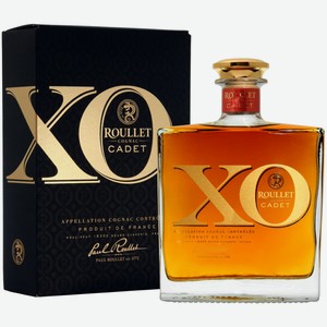 Коньяк Roullet Cadet XO 0,7 л в подарочной упаковке