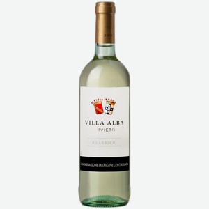 Вино Villa Alba Orvieto Classico белое сухое 0,75 л