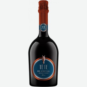 Белое сухое вино  Tete de Cheval  Brut, 0.75 л, Россия