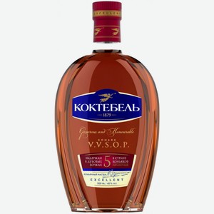 Коньяк  Коктебель  5 Звезд, 0.5 л, Крым