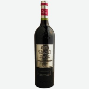 Вино Calvet Grande Reserve Bordeaux Superieur красное сухое 0,75 л