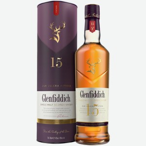 Виски Glenfiddich 15 лет 0,7 л в подарочной упаковке