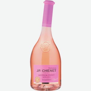 Розовое полусладкое вино J.P. Chenet,  Delicious  Medium Sweet Rose, Pays d Oc IGP, 2021, 0.75 л, Франция