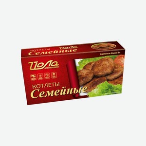Котлеты Семейные 400г коробка Йошкар -Олинский м/к