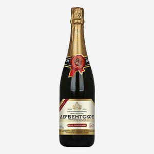 Вино игристое Дербентское Дагестан белое полусладкое, 0.75 л