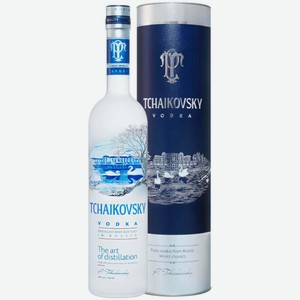 Водка Чайковский 40% 0,7л в тубе 0.7 л
