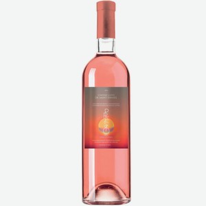Вино тихое розовое сухое ЗГУ Крым Chateau Cotes de St Daniel PRESTO 0.75 л