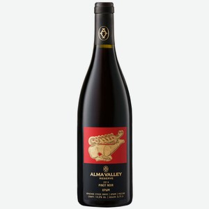 Вино тихое красное сухое ЗГУ Крым Alma Valley ПИНО НУАР РЕЗЕРВ 2014 0.75 л