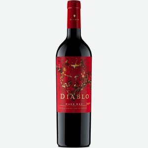 Красное полусухое вино  Diablo  Dark Red, 0.75 л, Чили