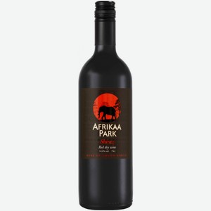 Красное сухое вино Perdeberg,  Afrikaa Park  Shiraz, 0.75 л, ЮАР