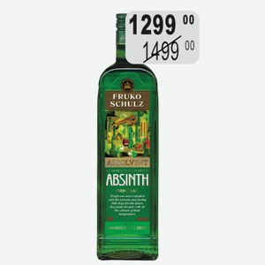 Настойка горьк. Абсент Абсолвент 60% 0,5л Фруко-Шульц