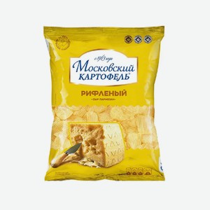 Чипсы рифл. Московский картофель сыр пармезан 150 г
