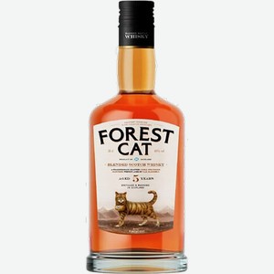 Виски Forest Cat Blended Whisky 40% 0.5 л.