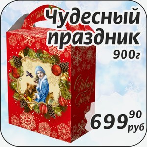 Чудесный праздник 900 г +Сюрприз Раскраска внутри!