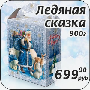 Ледяная сказка 900 г +Сюрприз Раскраска внутри!