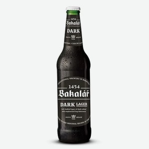 Пиво Bakalar (Бакалар) темное 3,8% 0,5л стекло