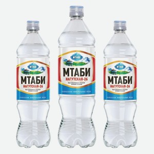 Вода минеральная Мтаби лечебно-столовая 1,25 л