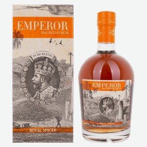 Ром Emperor Mauritian Rum Royal Spiced (gift box) 40% 0.7 л.