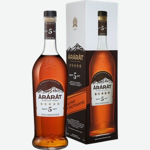 Коньяк Ararat 5 y.o. (gift box with cards) 40% 0.7 л.