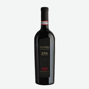 Вино Sanatreli Алазанская Долина бел.п/сл 0,75л 10-12% стол.