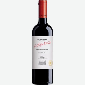 Вино Reserva Malbec Colchagua Valley DO Luis Felipe Edwards 14% 0.75 л.