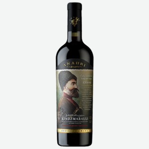 Вино красное Akauri Киндзмараули полусладкое, 0.75 л