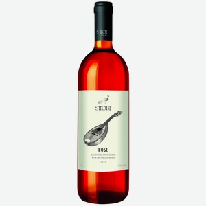 Вино STOBI Rose розовое полусухое, 1 л