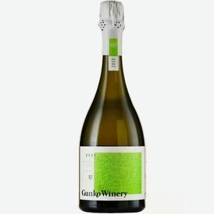 Вино игристое белое брют ЗГУ Кубань Gunko Winery БЛАН ДЕ БЛАН 2020 0.75 л