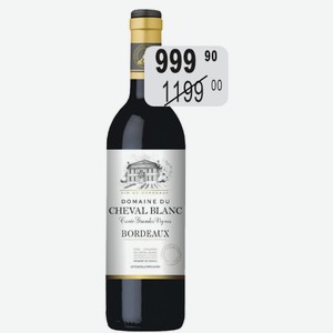 Вино Домен дю Шеваль Блан крас.сух. 12,5% 0,75л