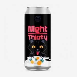 БЛЭК КЭТ милкшейк ипа Night Thirsty Апельсин 6,5% 0,45л ж/б