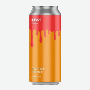 ЗАВОД томатный гозе Morning Manya 4,1% 0,5л ж/б