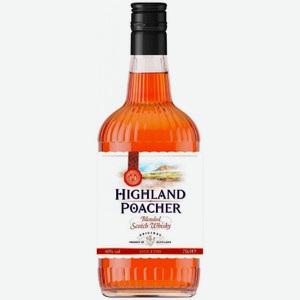 Виски Highland Poacher Blended купажированный 40% 0.7 л